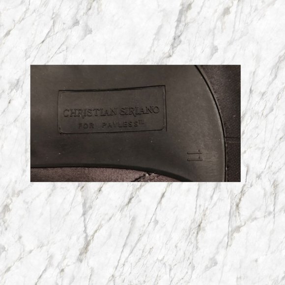 Christian Siriano sz 11 grey slouch ankle boots faux suede pointed toe, VGUC - Picture 8 of 8